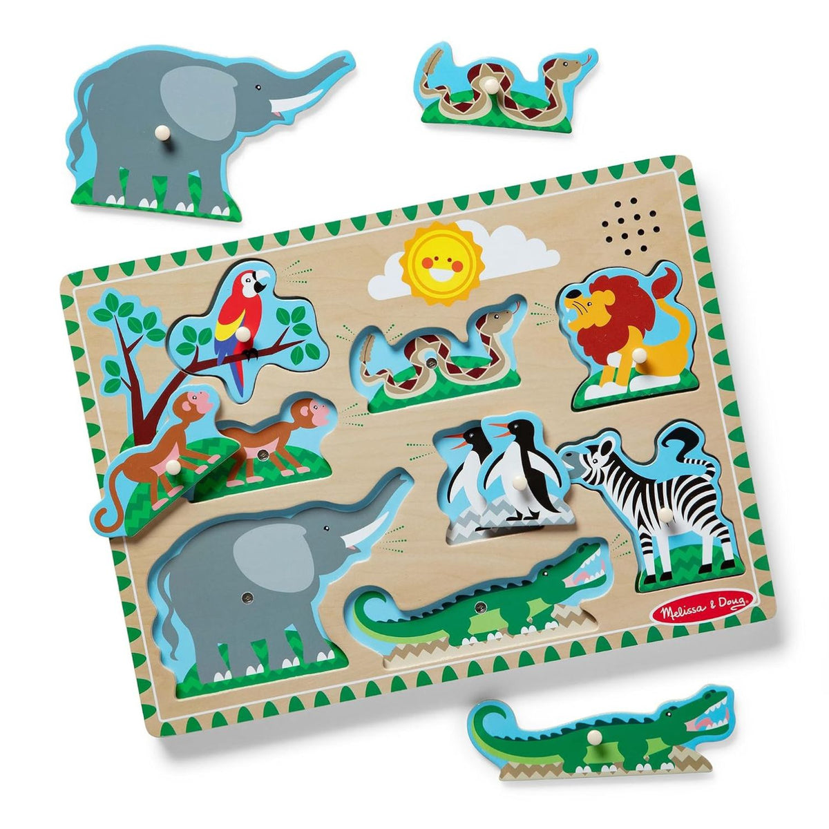 Toys at Foys - Melissa & Doug Zoo Animals Sound Puzzle