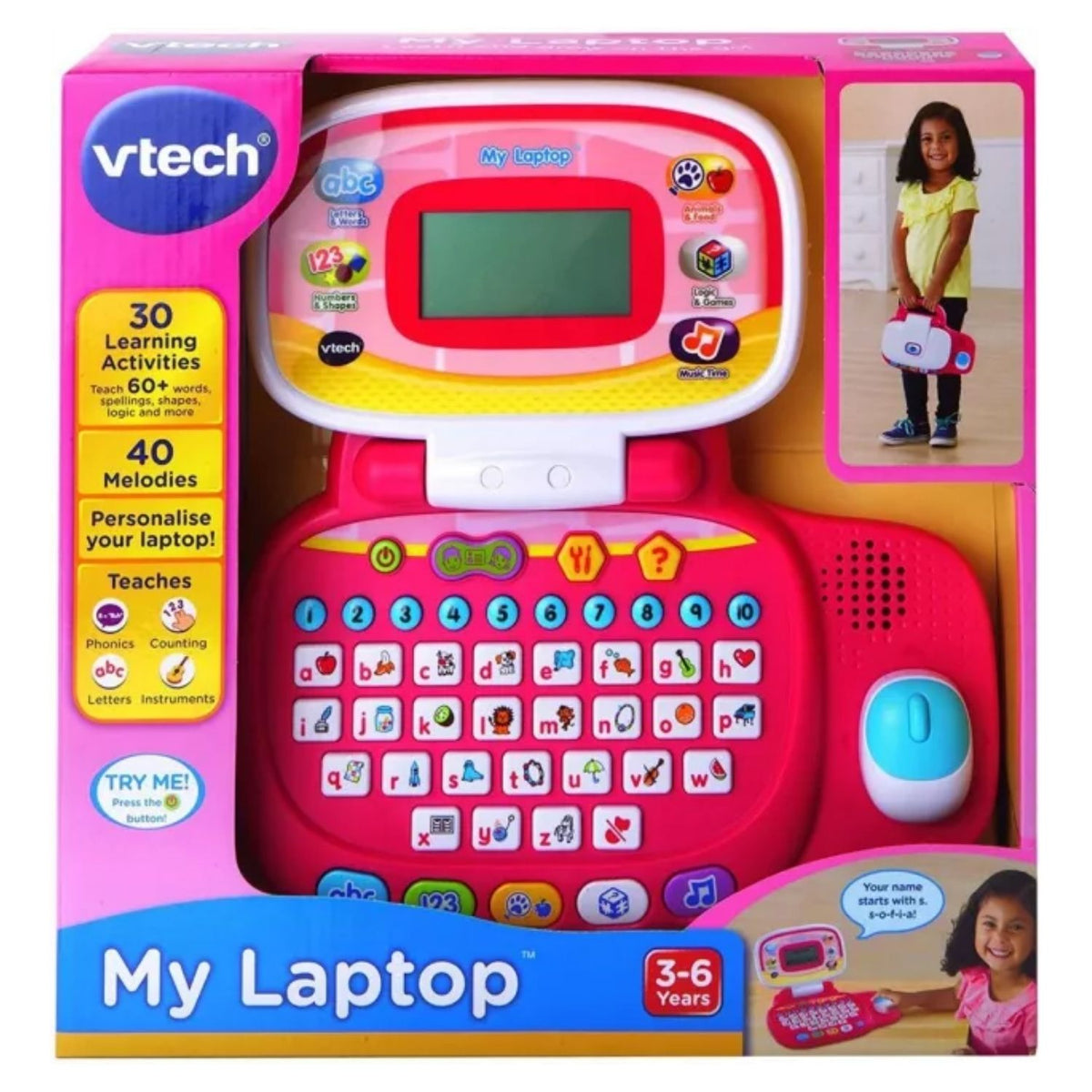 Toys at Foys - My Laptop Pink packaging