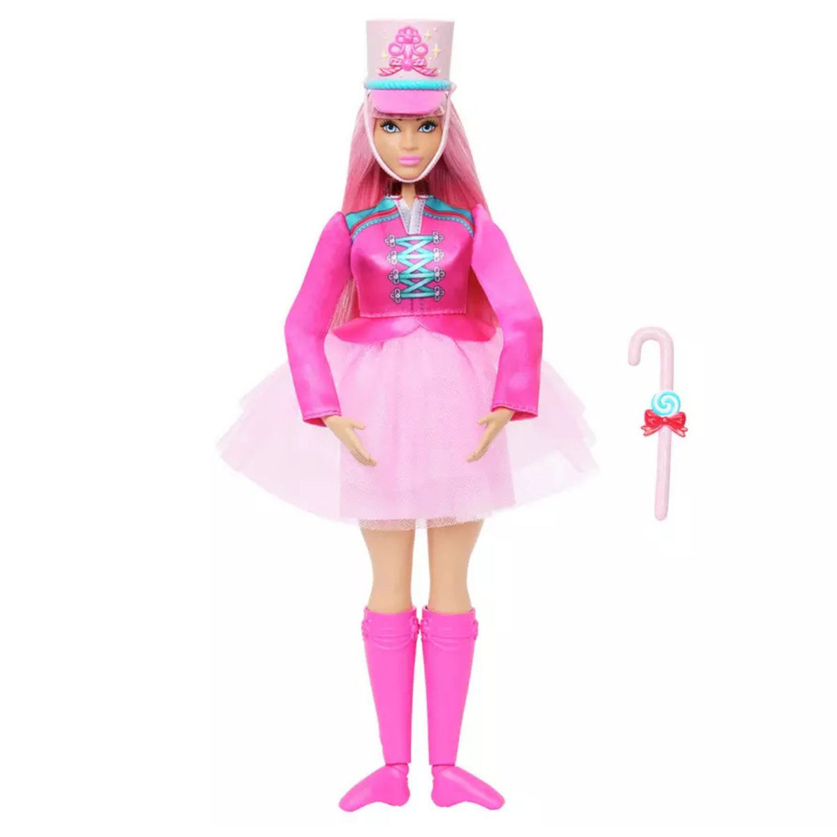 Toys at Foys - Nutcracker Daisy Ballerina Doll with Candy Cane Baton