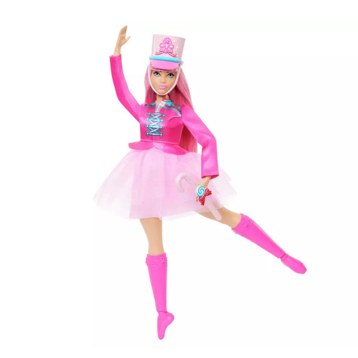 Toys at Foys - Nutcracker Daisy Ballerina Doll with Candy Cane Baton