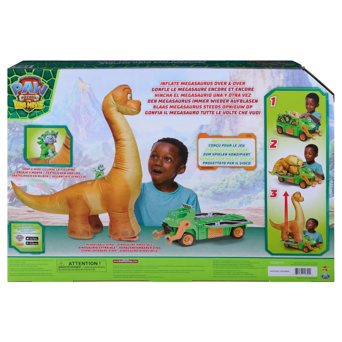 Toys at Foys - Paw Patrol Mega dino & vehicle packaging 