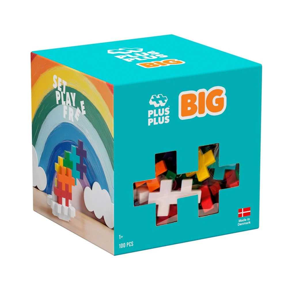 Toys at Foys - Plus-Plus BIG Rainbow Mix 100pc