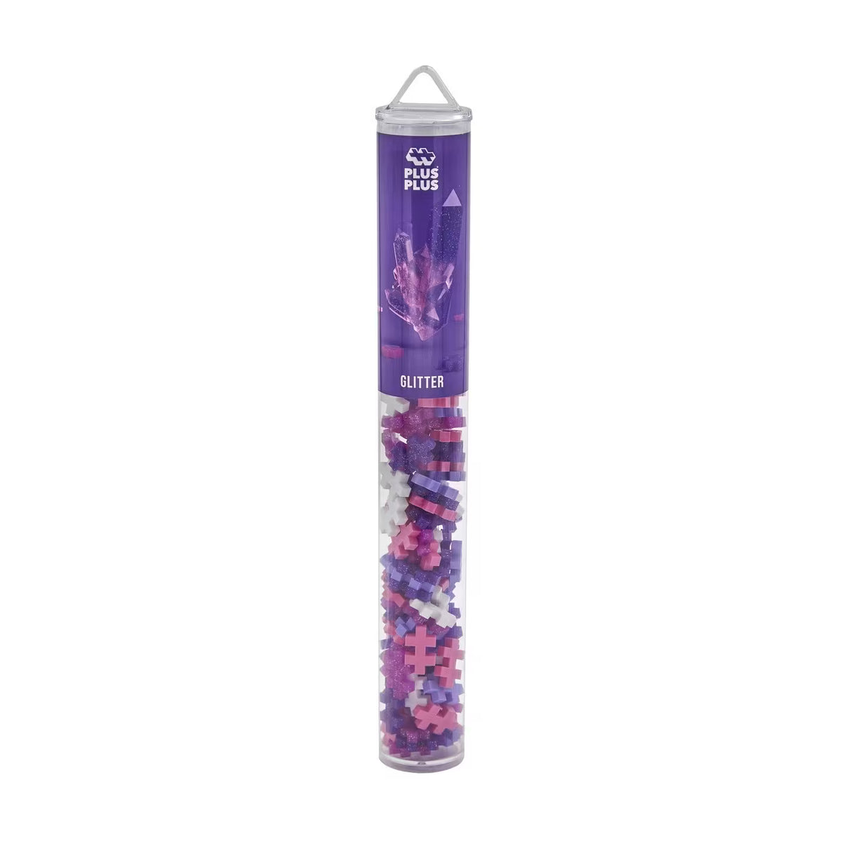 Toys at Foys - Plus-Plus Building Blocks Glitter 100 Piece Tube 