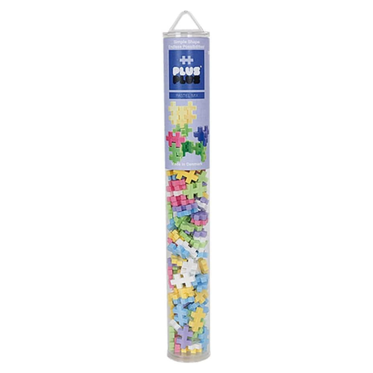 Toys at Foys - Plus-Plus Building Blocks Pastel 100 Piece Tube