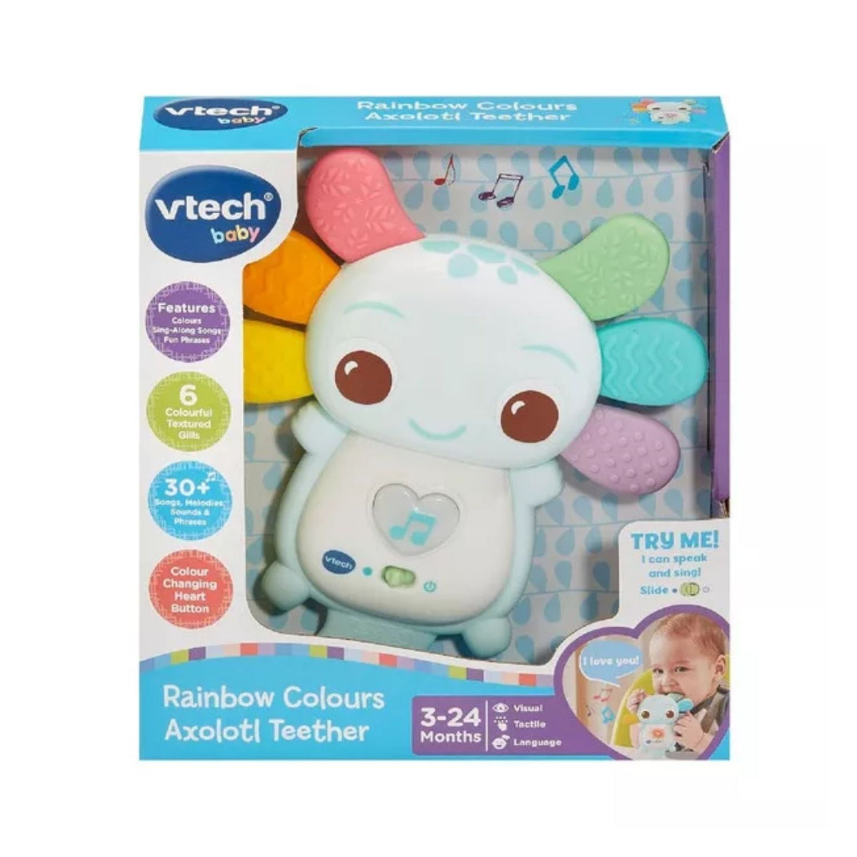 Toys at Foys - Rainbow Colours Axolotl