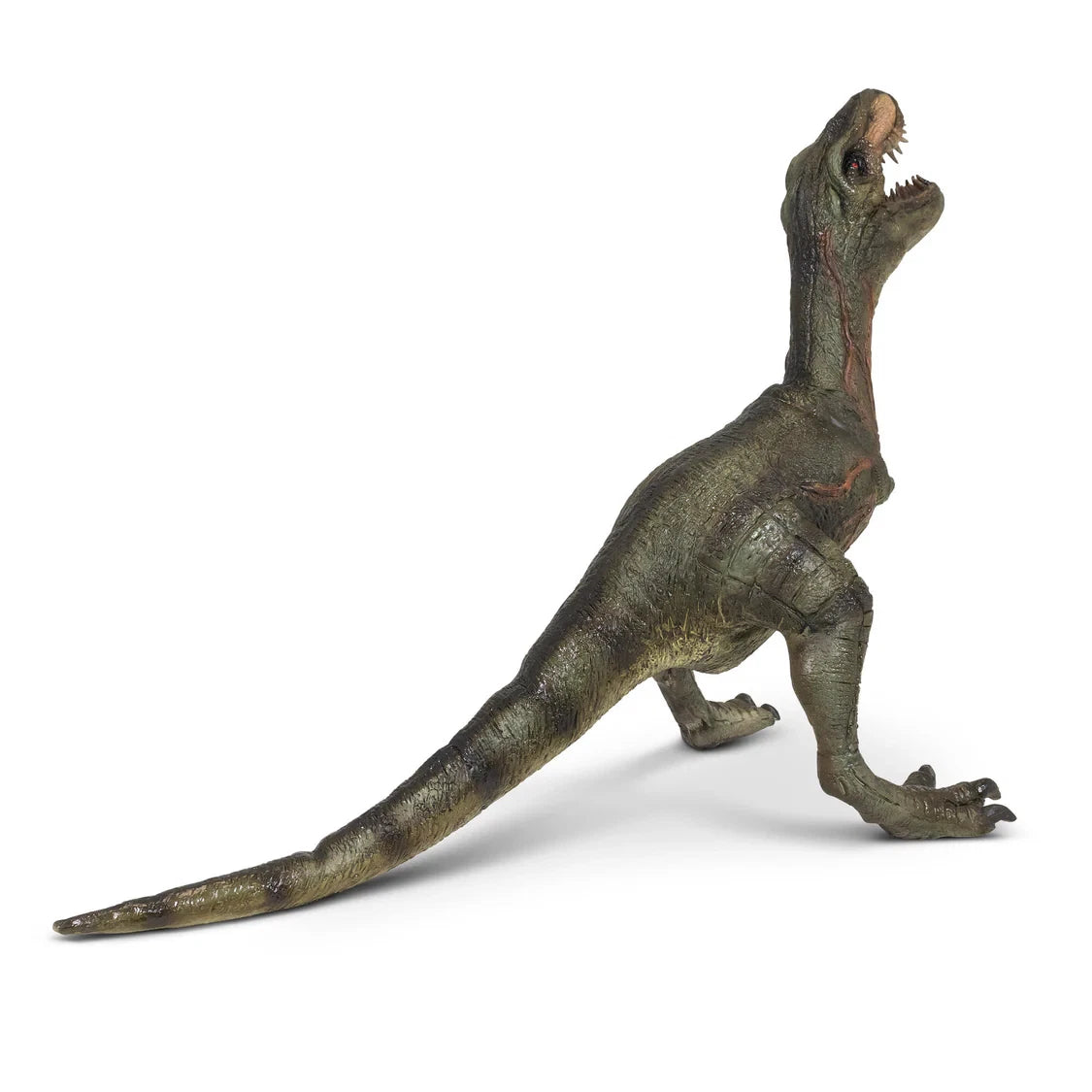 Rear view of the Tobar Large T-Rex Dinosaur Model showing realistic scales, long tail and detailed sculpting.
