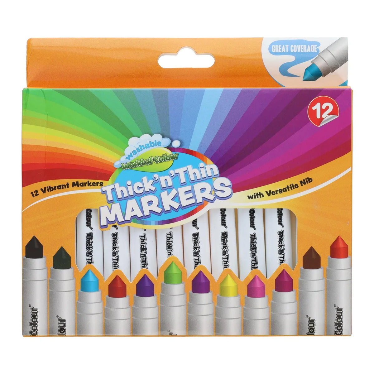 Toys at Foys - World of Colour Thick'N'Thin Washable Markers markers
