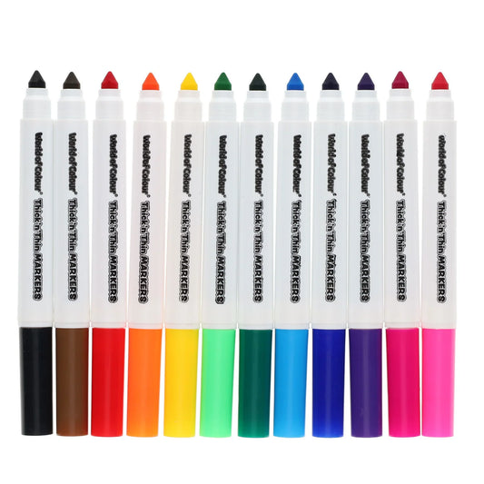 Toys at Foys - World of Colour Thick'N'Thin Washable Markers markers