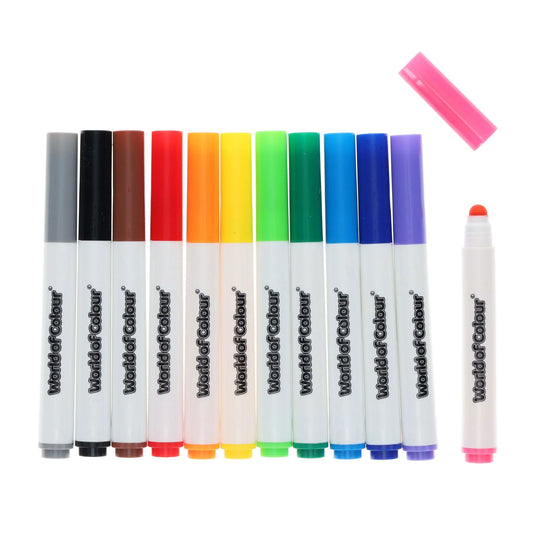 Toys at Foys - World of Colour Washable Toddler Markers Pack of 12