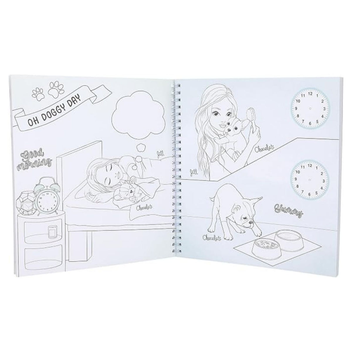 Toys at Foys - top model colouring book 