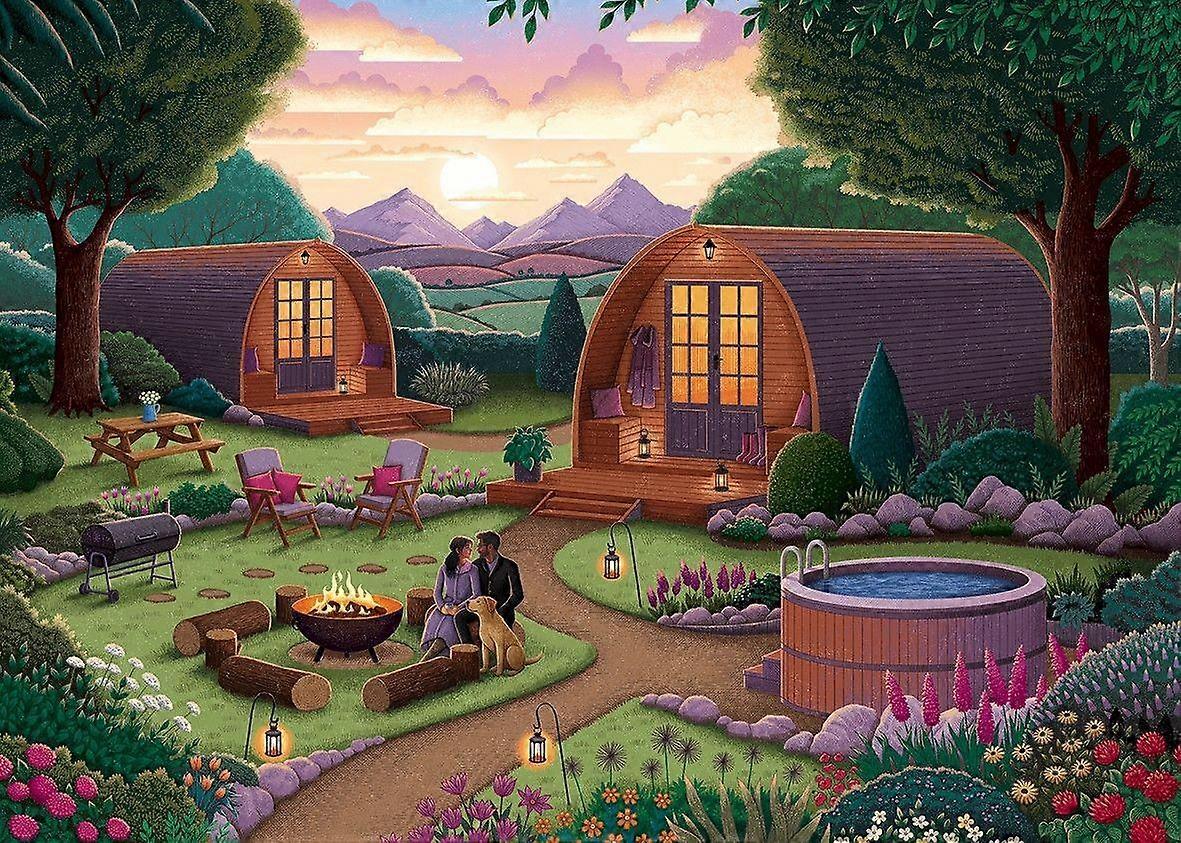 glamping jigsaw puzzle 