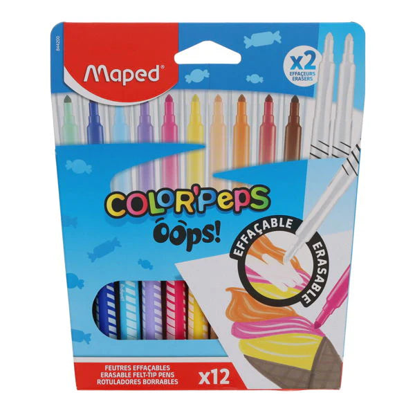 erasable markers in packaging 
