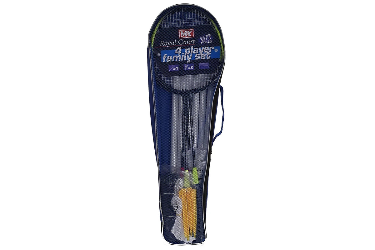 4 Player Metal Badminton Set