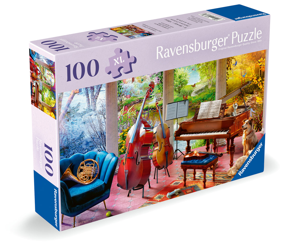 4 seasons in music 100 piece jigsaw puzzle