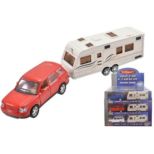 4WD Car and Caravan