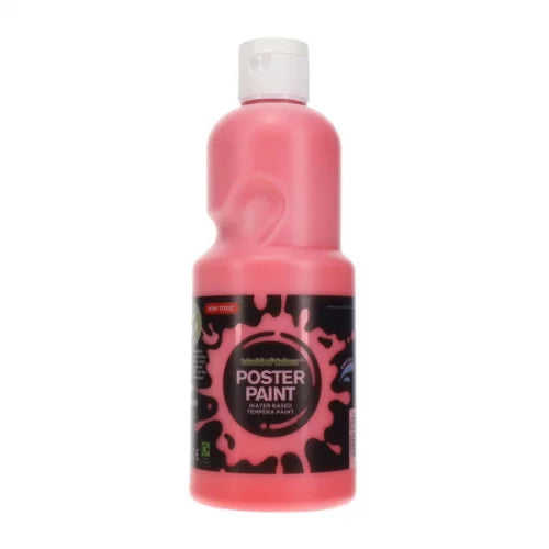 red poster paint 500ml bottle 