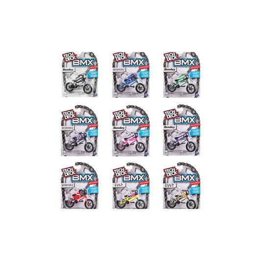 Assortment of BMX bikes against a white background.