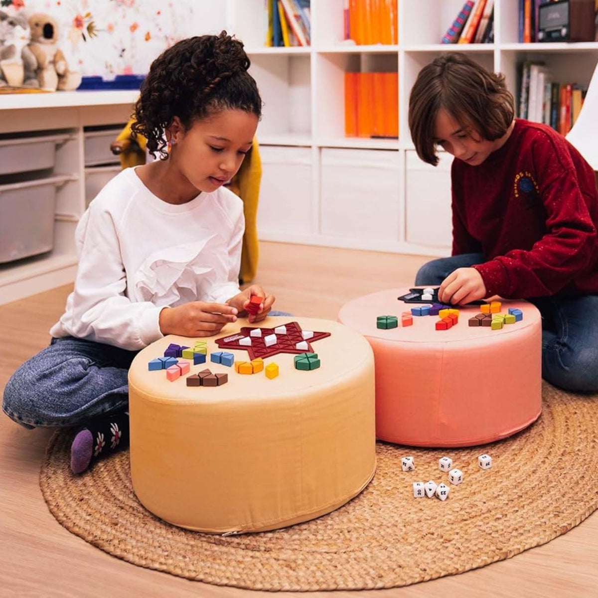 children playing genius star