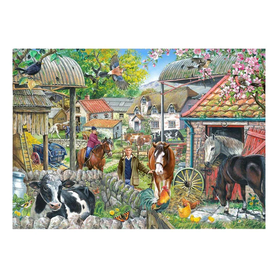 finished horseshoe farm puzzle 
