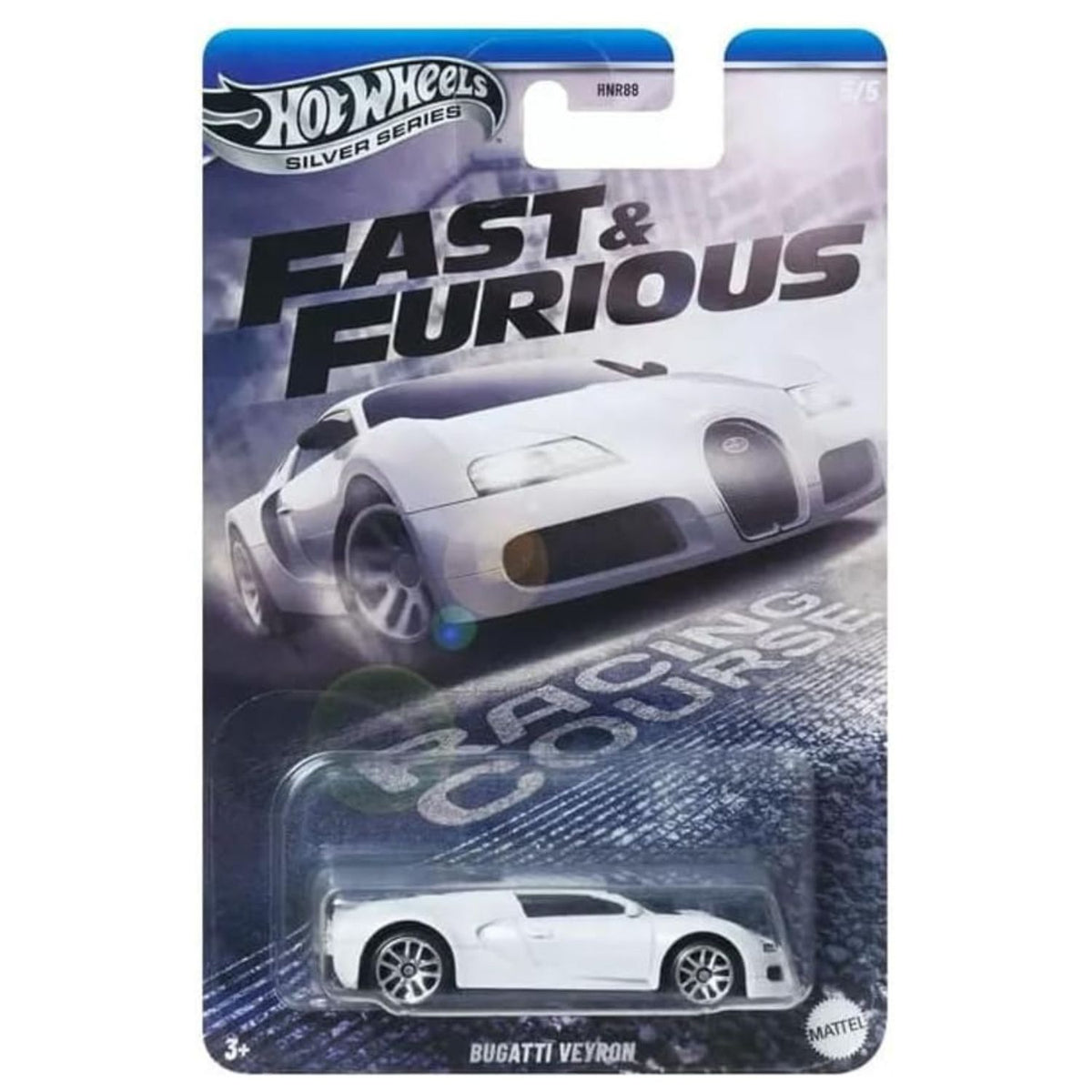 white model car in packaging 