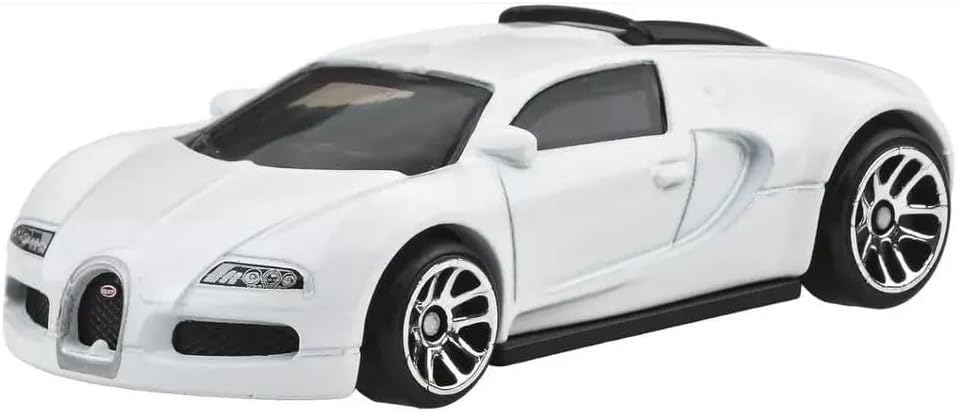 white model car in packaging 