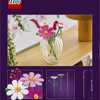 LEGO Botanicals Cosmo Flowers - Bring a Touch of Nature Indoors!