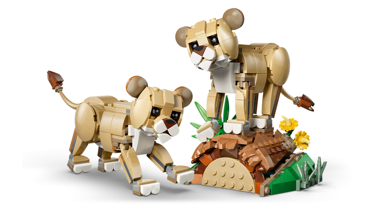 Build Two Playful Cubs with Adjustable Features
