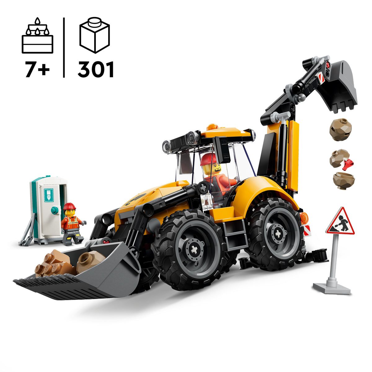 Create Worksite Stories with This 301 Pieces LEGO Set