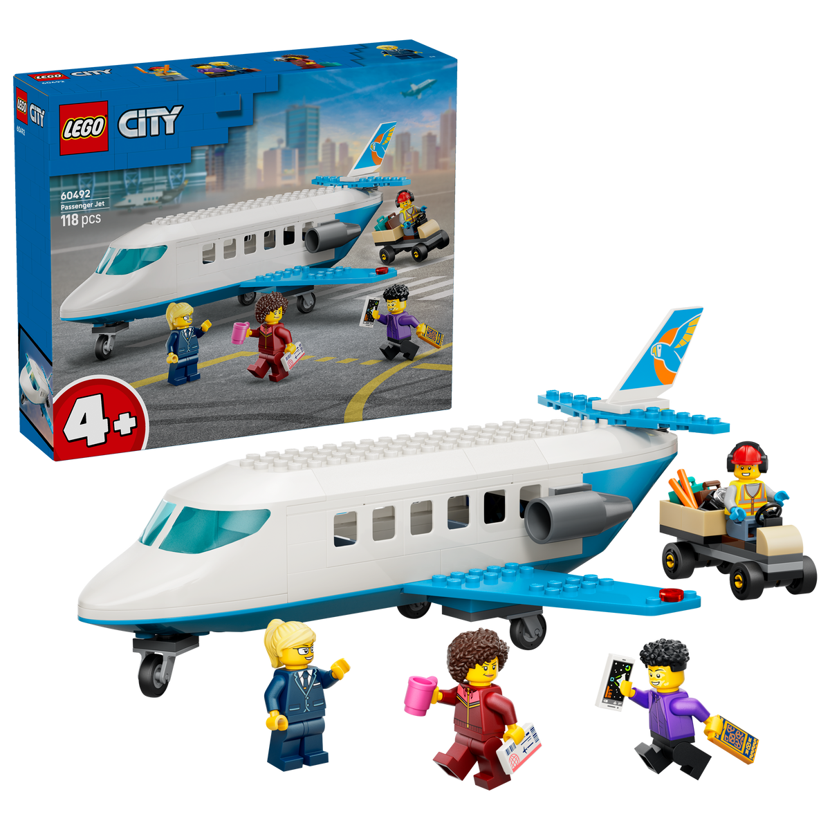 LEGO City 60492 Passenger Jet with Box