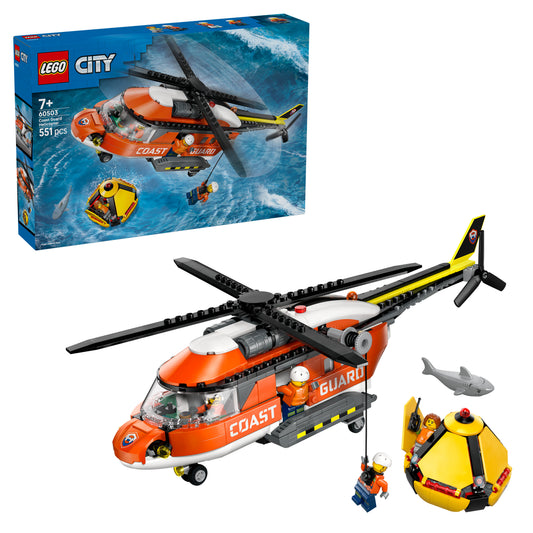 LEGO City 60503 Coast Guard Helicopter with Box