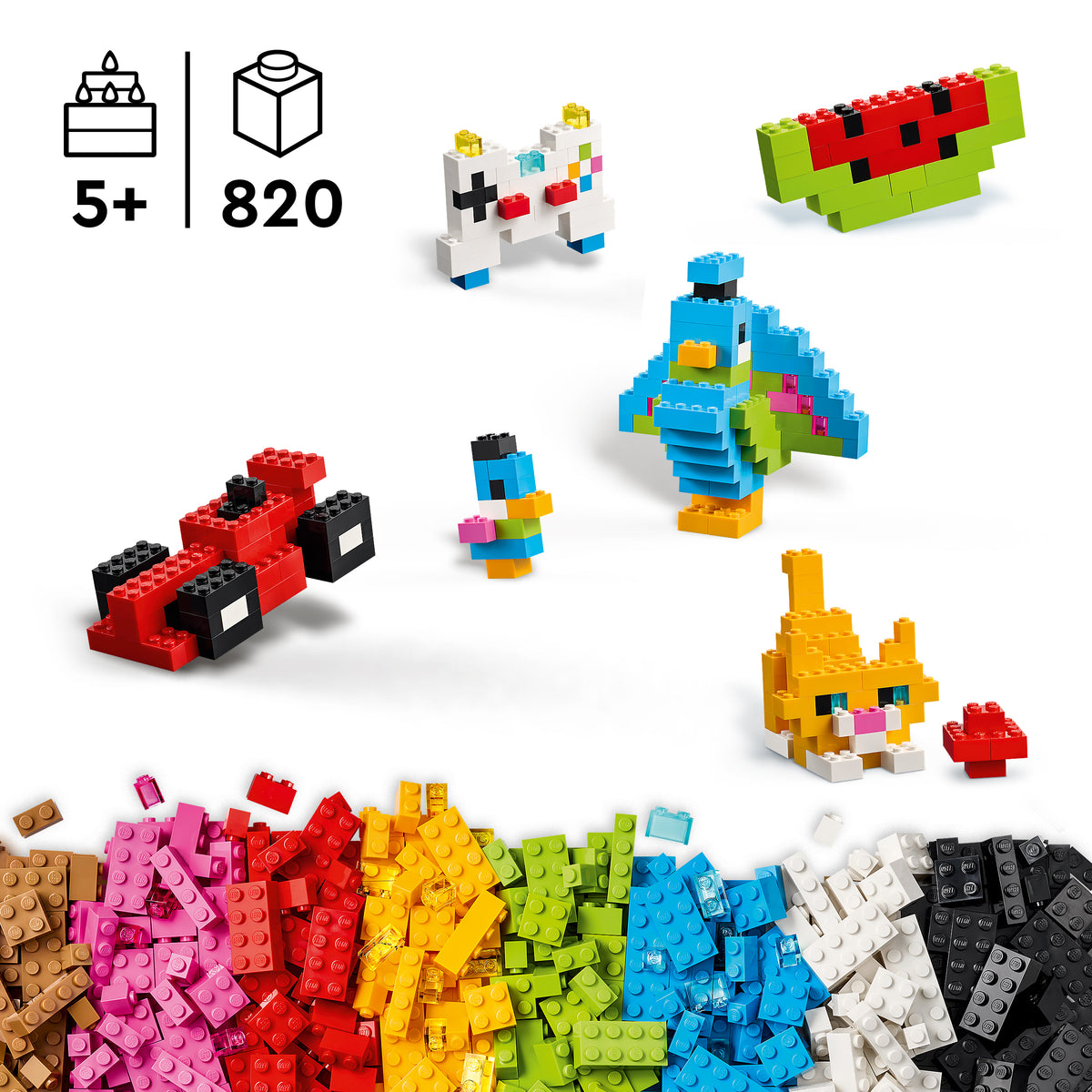 Over 800 Colourful Pieces for Endless Fun