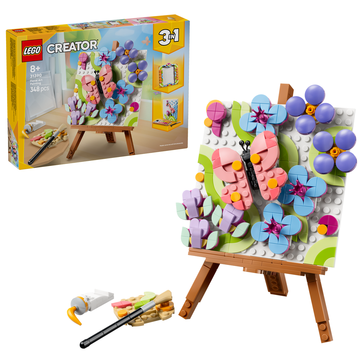 LEGO Creator 3in1 31390 Floral Art Decor Painting with Box