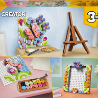 Includes Artist Easel for Decorative Display