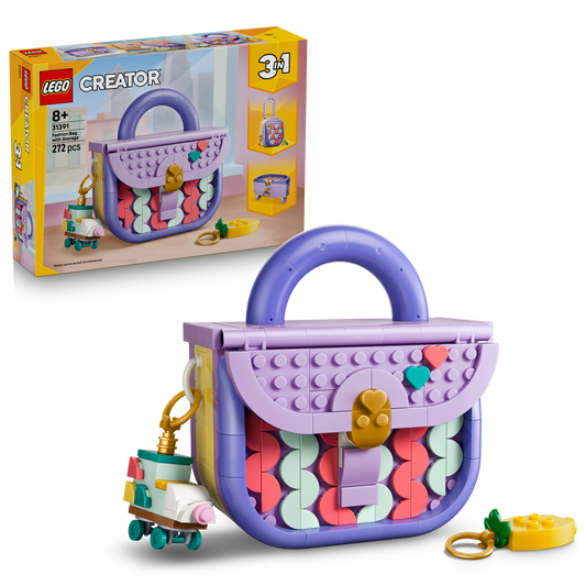 LEGO Creator 3in1 31391 Art Fashion Bag with Storage with Box