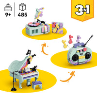 Create a Colourful Piano, Boombox and Record Player with One Brick Set