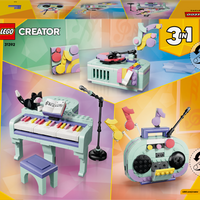 Enjoy this Interactive Music Inspired LEGO Playset
