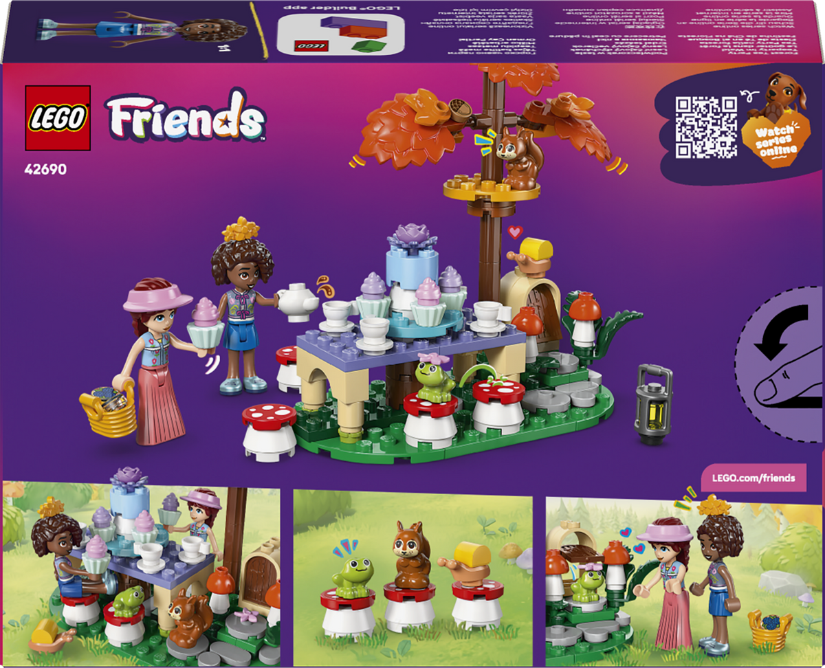 Includes Hopper the frog, Fern the squirrel and a Snail