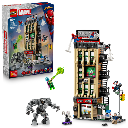 LEGO Marvel 76342 Spider-Man vs. Mysterio: The Daily Bugle Lifestyle Picture