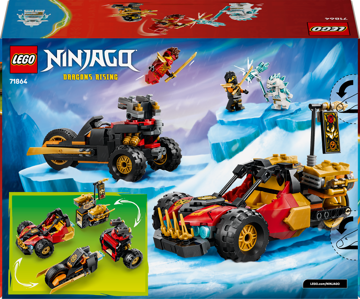 Build an Off-Road Buggy and Combat Motorcycle for Imaginative Play