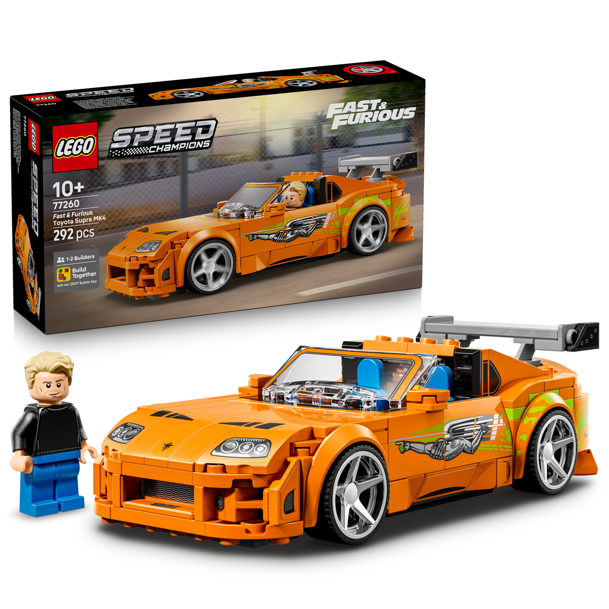LEGO Speed Champions 77260 The Fast and The Furious Toyota Supra MK4 with Box