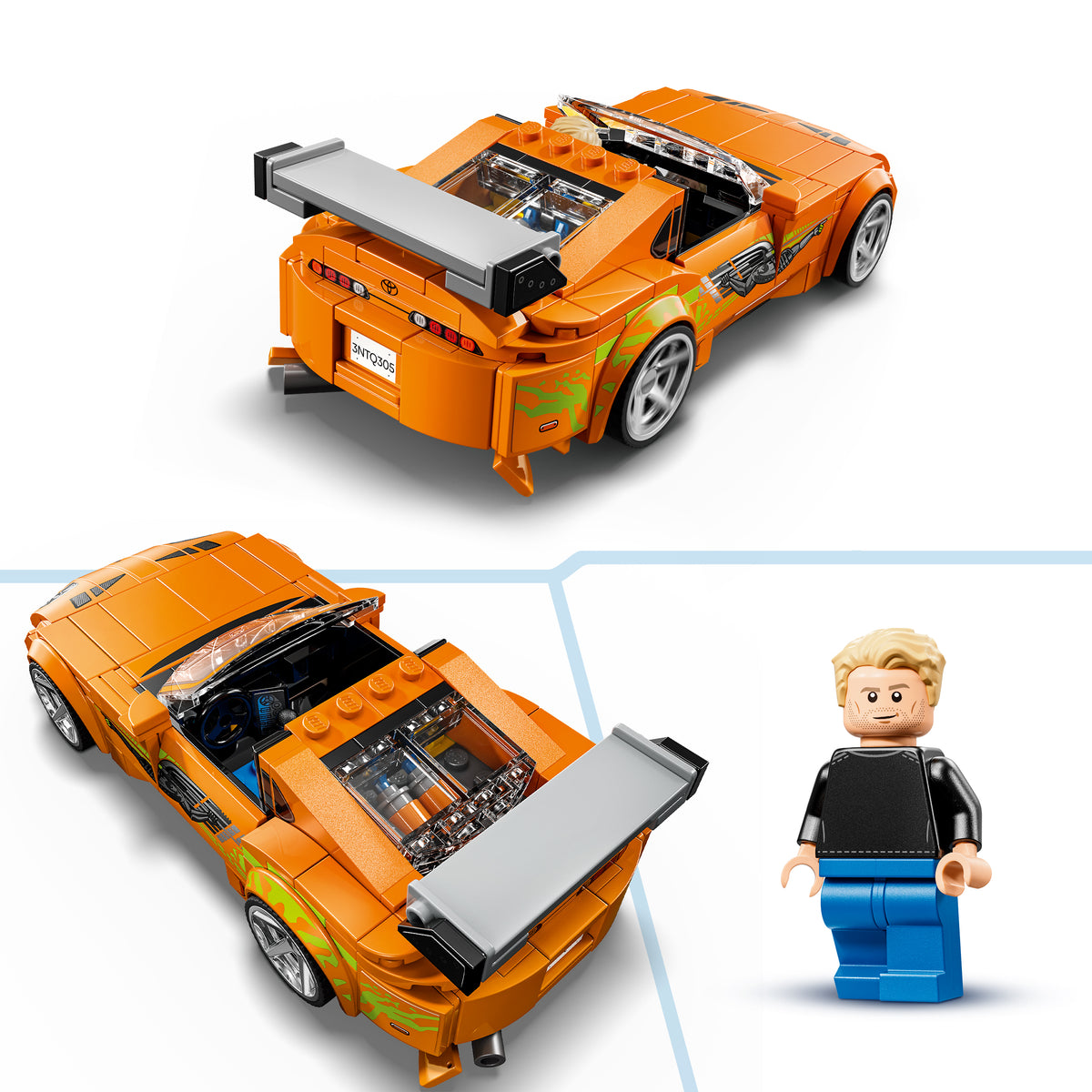 A LEGO Toyota Supra Build that Features Realistic Styling and Iconic Orange Finish