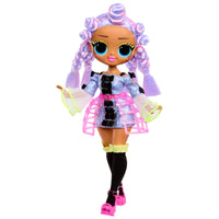 fashion doll with purple hair