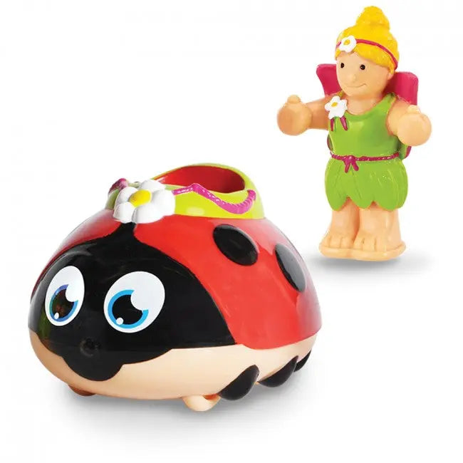 Ladybird Lily|Ladybird Lily Push-Along Ride-On Toy|Safe and Fun Ladybird Toy|Cute Play Friend Fairy Included|Hidden Wheels for Easy Push-Along Play