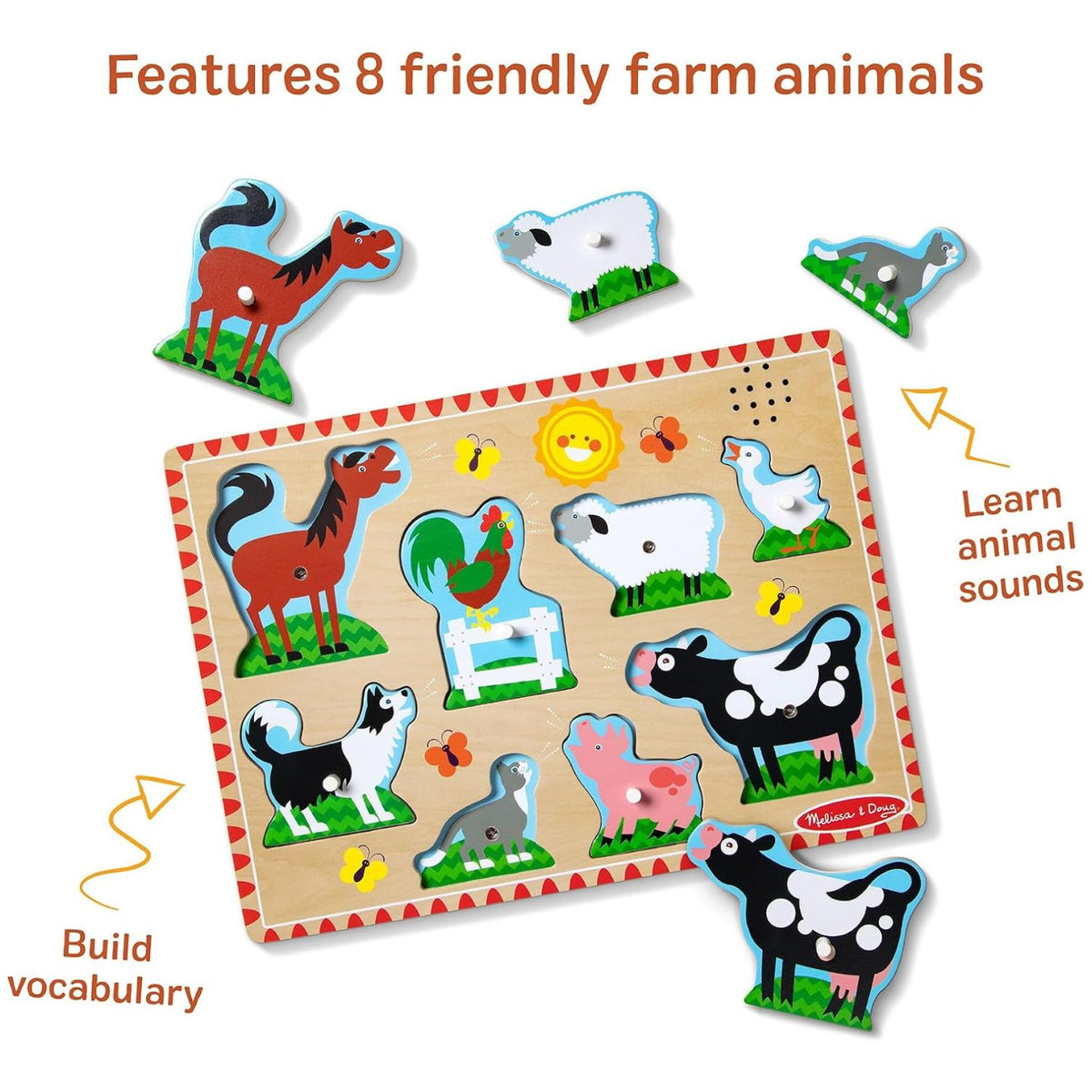 Toys at Foys  Melissa & Doug Old McDonald Farm Sound Puzzle 