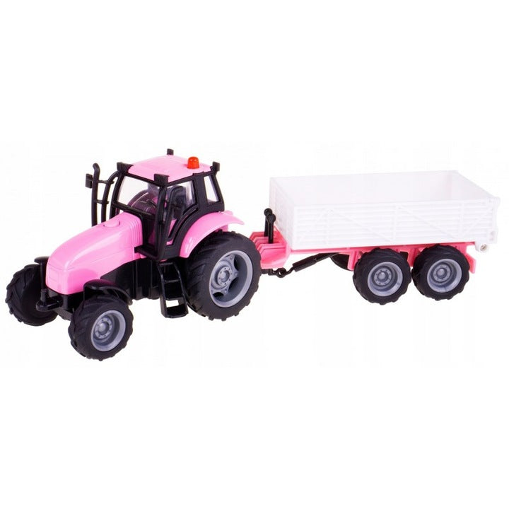 Pink Tractor Set