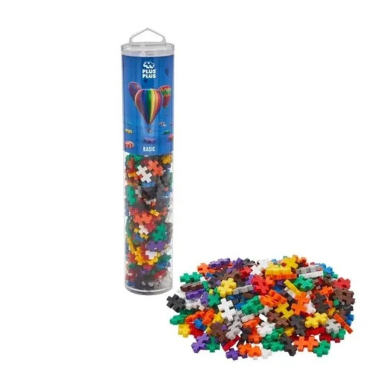 Toys_at_Foys Plus-Plus Building Blocks Basic 240 Piece Tube 