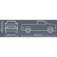 black pick up truck building set