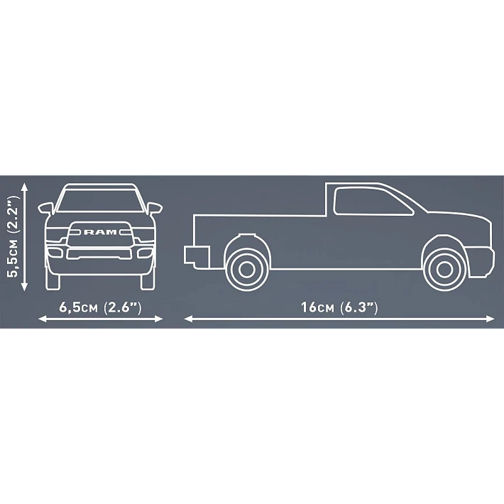 black pick up truck building set