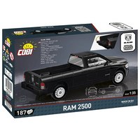 black pick up truck building set