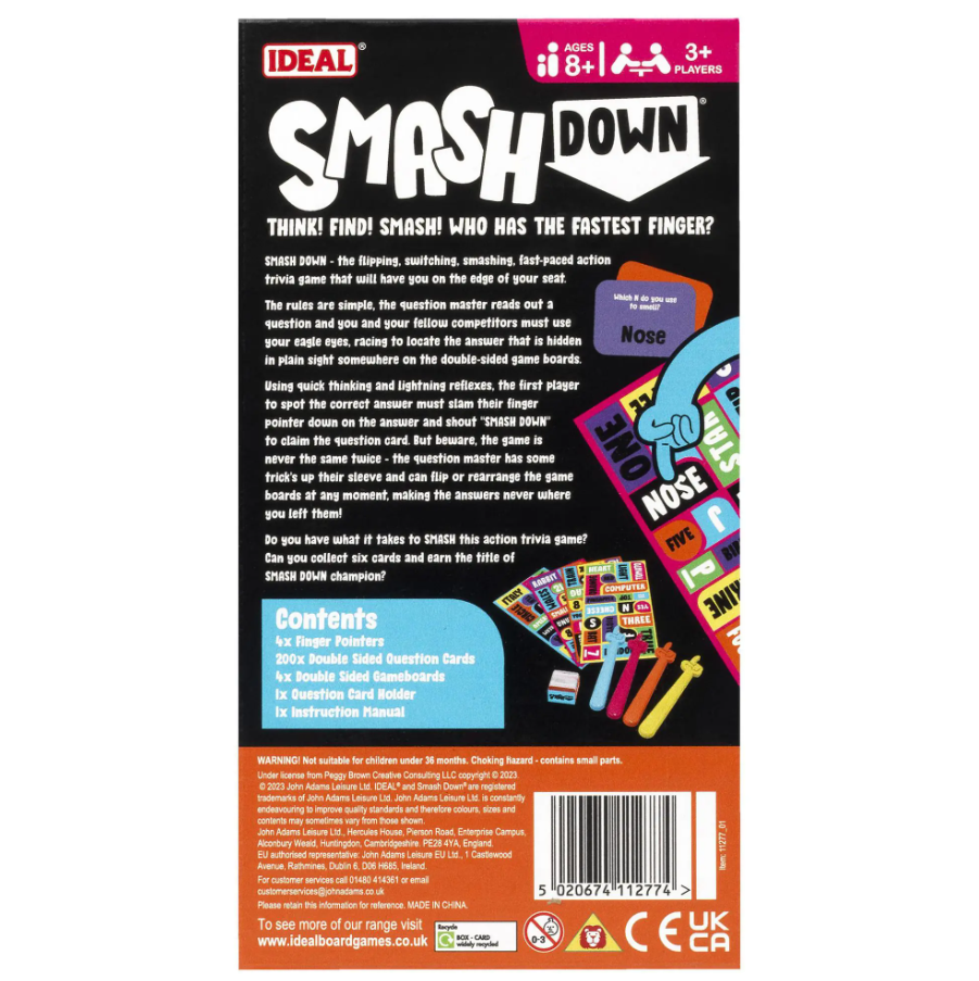 Smash Down: Family Trivia Party Game